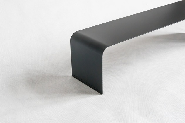 półki Minimalistyczny metalowy stojak na buty, CZARNY