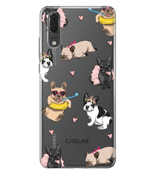 Huawei  etui case guma wzory - B176 Caseline  etui na telefon