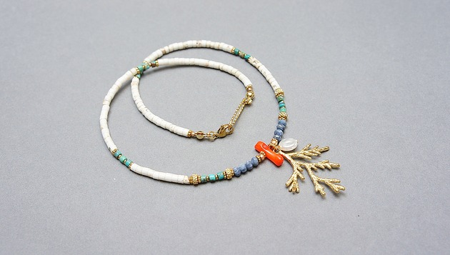 chokery Sea collection Koral white vol. 2 - /choker/ 20.06.25
