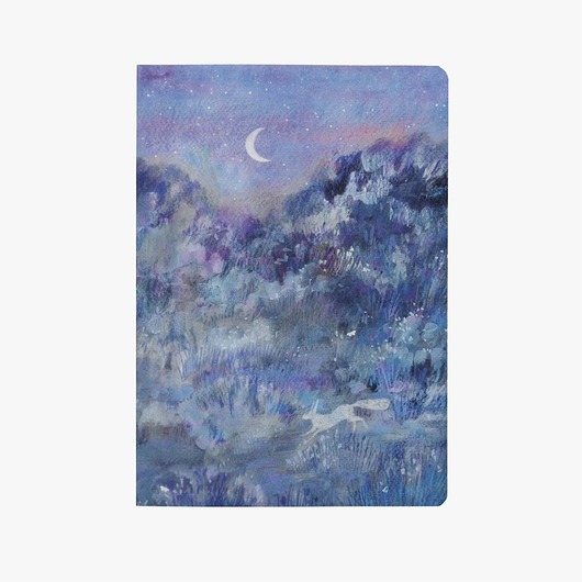 notatniki i albumy Night Meadow - notatnik A5, bullet journal, dziennik, planer w kropki