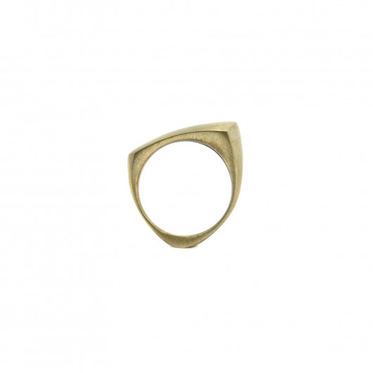 BLOW ring / satin brass Filimoniuk