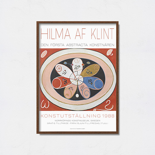 Hilma Af Klint plakat do wystawy Pas De LArt