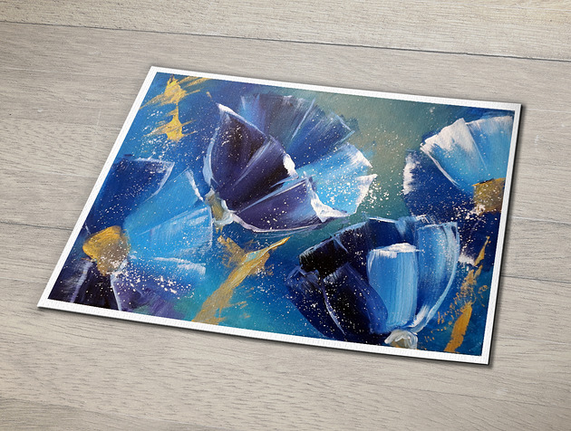 plakaty Maki niebieskie. Plakat