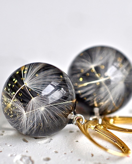 Kolczyki pozłacane kwiatowe Grol Jewellery