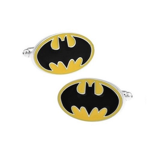 Spinki do mankietów batman zółty AKADEMIA STYLU