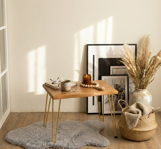 stoliki kawowe Dębowy stolik kawowy "Golden Oak"