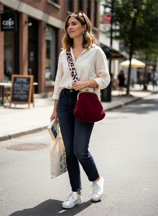 torebki mini Torebka bordowa velvet złota