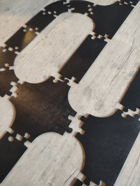 klocki i zabawki drewniane Drewniana droga puzzle
