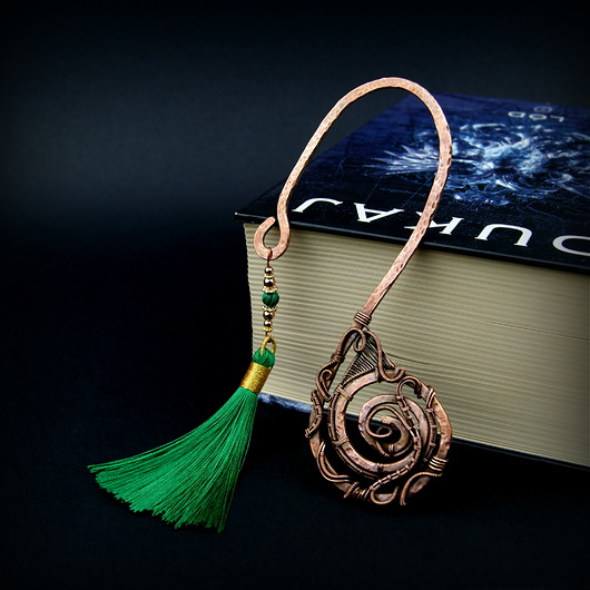 zakładki do książek Ozdobna zakładka do książki wire wrapping