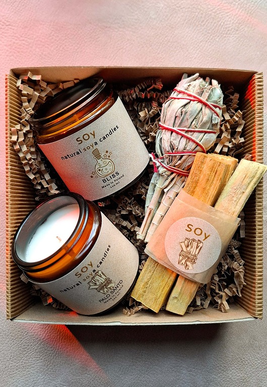 świece zapachowe Zestaw prezentowy RYTUAŁ SPOKOJU