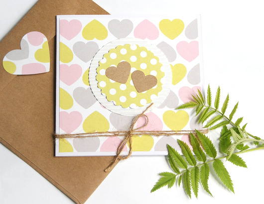 sweet harts :: kartka handmade kaktusia