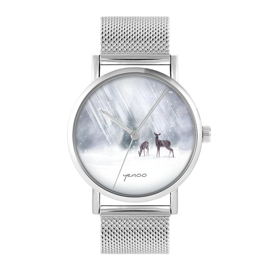 zegarki damskie Zegarek - Sarenki - bransoleta mesh