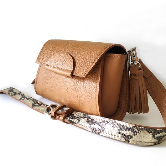 torby na ramię Mini Bag Karmel&złotywąż