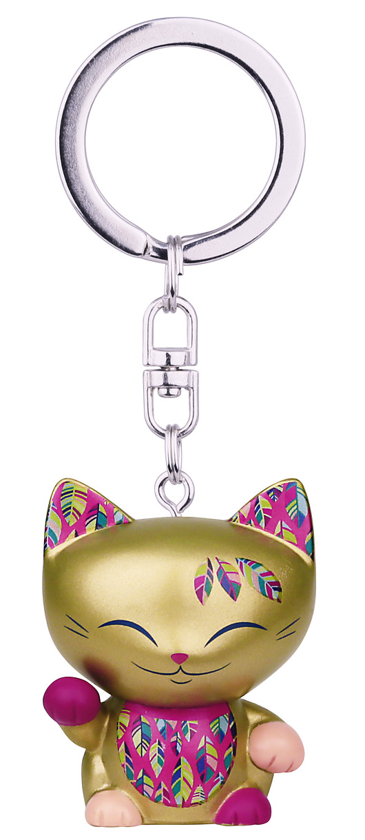 brelok mani lucky cat złoty KIMMIDOLL POLAND