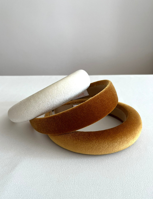 opaski do włosów Welurowa płaska opaska do włosów Soft Touch - dostępne kolory