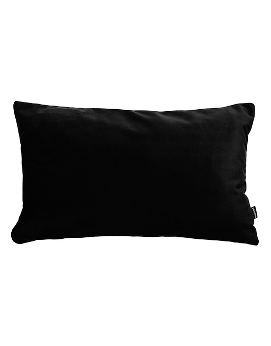 Velvet czarna poduszka dekoracyjna 50x30 Poduszkowcy