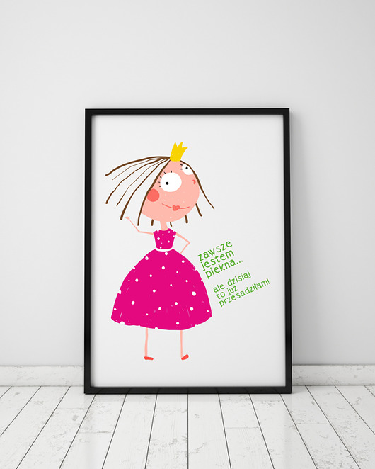plakat. zawsze piękna (format A3) Love Life and Forest
