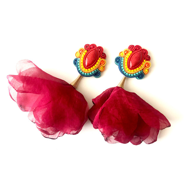 kolczyki soutache Sutaszowe kolczyki ASILA _ kolekcja 2025