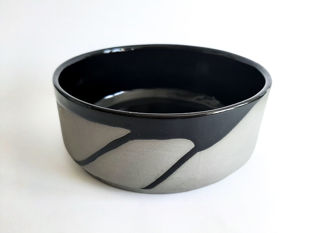 miski i misy Matowa miska ceramiczna czarna