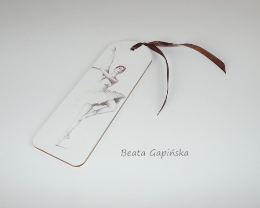 Zakładka do książek - Baletnica Beata Gapińska
