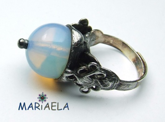 OPAL PIERŚCIEŃ MARIAELA