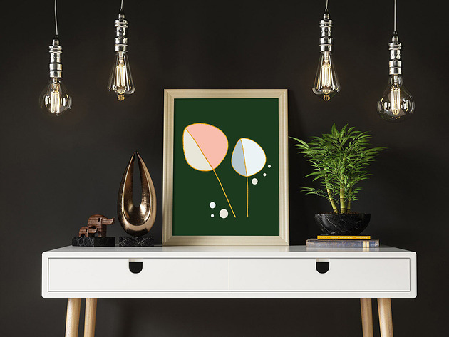 plakaty Plakat z motywami roslinnymi