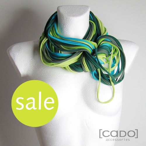 Zamotka Dzianinowy Naszyjnik LEMON CADOaccessories