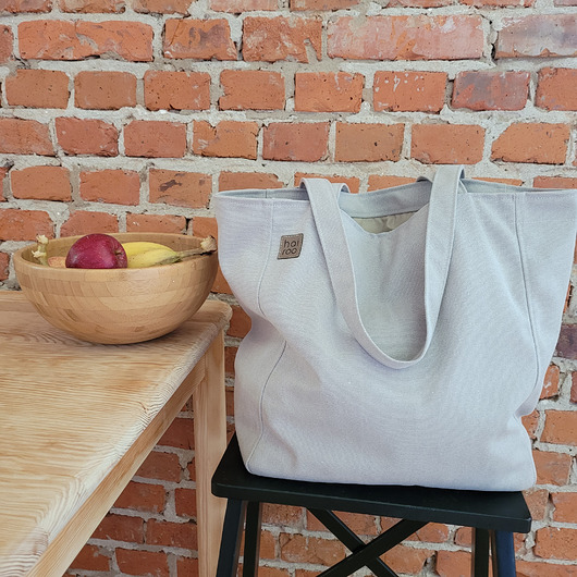 torby na ramię Lazy bag torba beżowa na zamek / vegan / eco