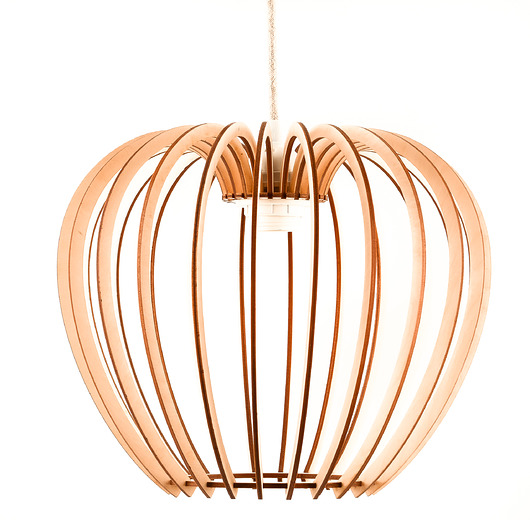 Lampa sufitowa KULA Drewniana do SALONU Kuchni smxdsgn