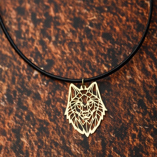 biżuteria męska Naszyjnik męski - wolf