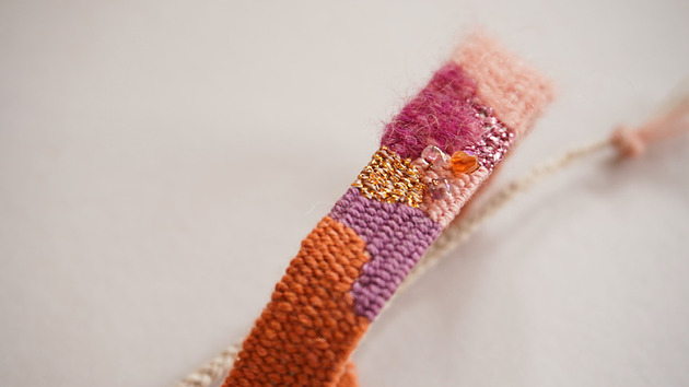 bransoletki na sznurku Tkana bransoletka handmade wiązana na supełek