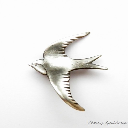 broszki Broszka - Jaskółka szara