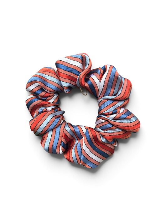gumki do włosów Jedwabna gumka scrunchie z upcyclingu