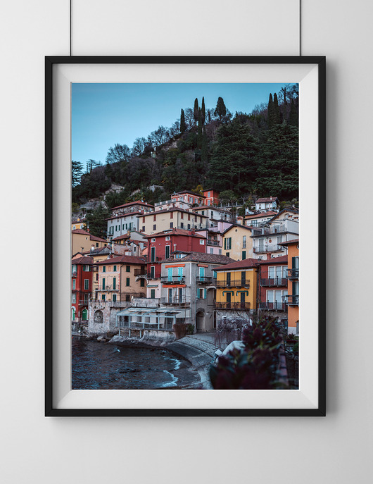 plakaty Jezioro Como, Varenna, plakat, fotografia, plik cyfrowy