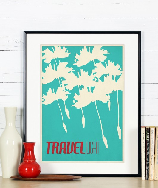 Travel poster, dmuchawce, travel light Galeria EMU