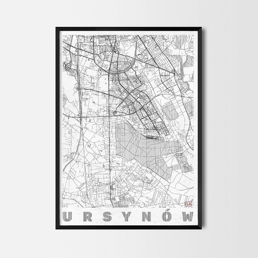 plakaty Plakat Ursynów - CityArtPosters
