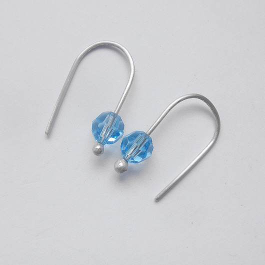 kolczyki z kamieniami Kolczyki OKRĄG