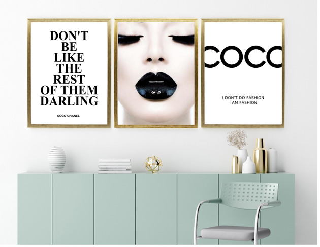 plakaty Plakaty Fashion Coco Chanel plakaty modowe