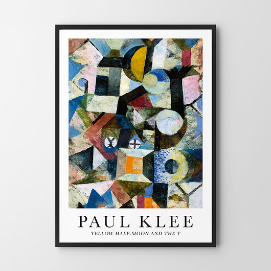 plakaty Plakat Paul Klee Yellow Half
