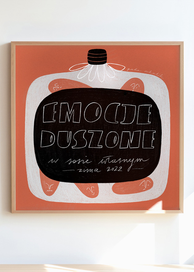 plakaty Plakat Emocje duszone