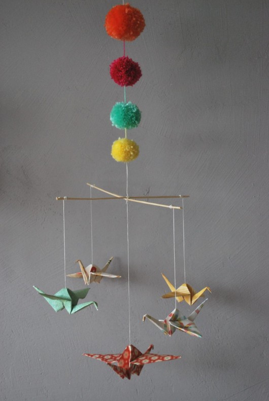 mobil z ptaków origami MoiMili