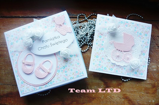 kartka na chrzest z Twoimi życzeniami team LTD