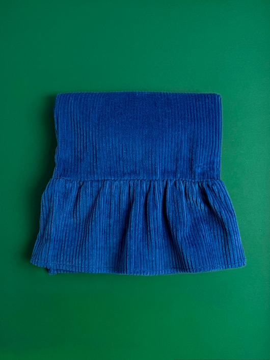 spodnie materiałowe damskie Lniano-wiskozowe spodnie z falbaną w zielone paski, GREEN FELICJA