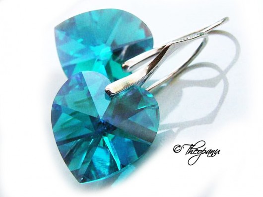 Serca 2cm - kryształ Swarovski Zapakowane :) Theopanu