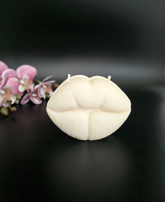 świeczniki i świece Świeca sojowa Usta