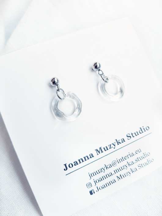 MINIMALISTIC - kolczyki ze szkła Joanna Muzyka Studio