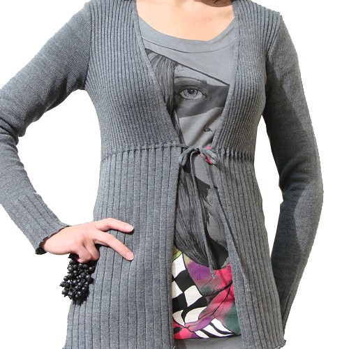 sweter popiel S halo pracownia