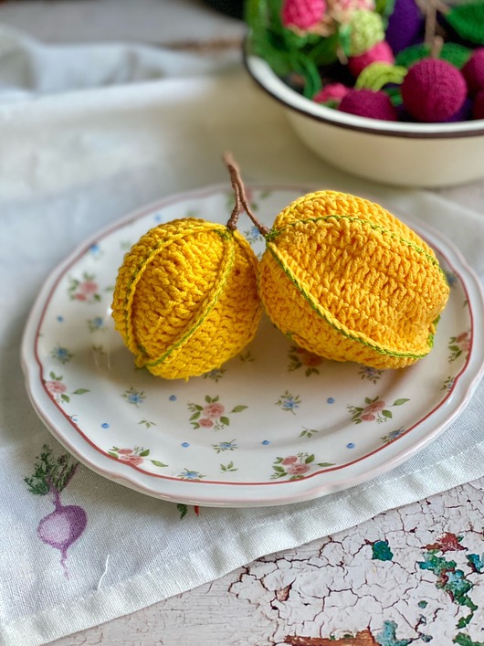 zabawki - inne Szydełkowa karambola (star fruit)