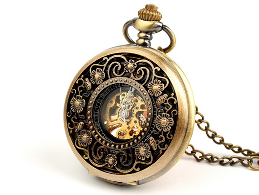 zegarki na łańcuszku Gladiola II - Drobiny Czasu - zegarek mechaniczny