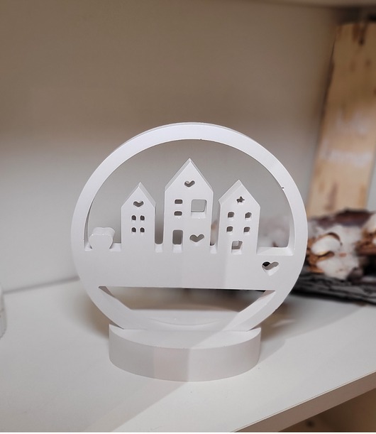 figurki i rzeźby Dekoracja  "Urocze domki"